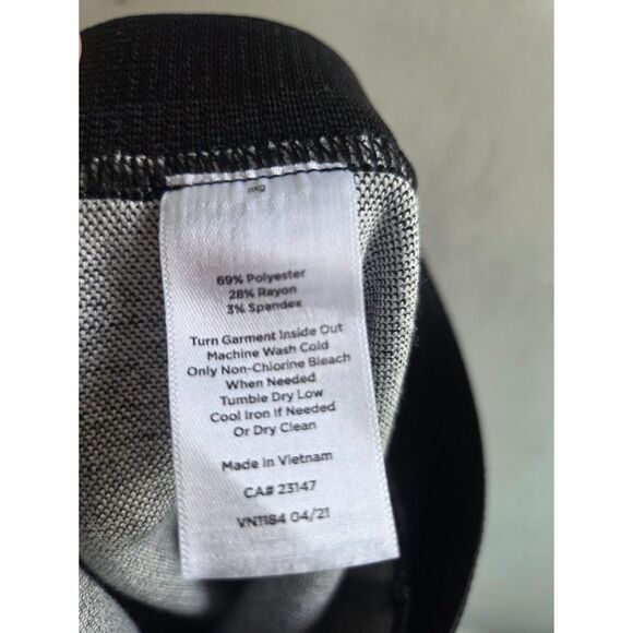 NWT Talbots "Soho" Grey Black Houndstooth Pull On Ankle Pants size 16Petite - Picture 8 of 8